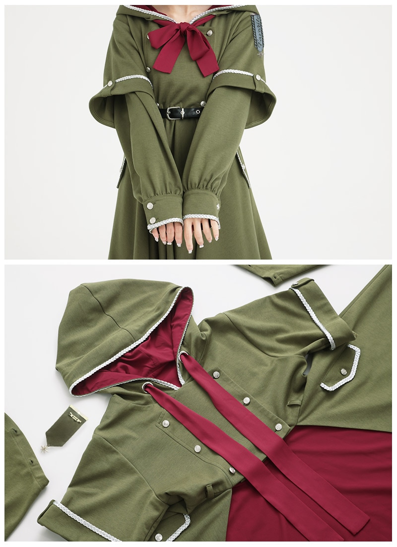 2Way袖＊軍服パーカーセットアップ ｜ Favoriteオリジナル