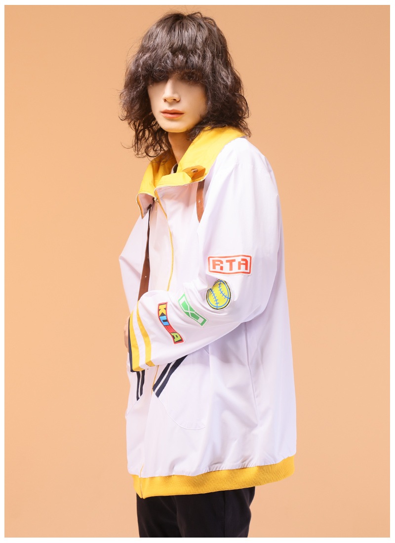 未使用級 近年モデル！ワック ナイロンジャケット ゴルフウェア 蛍光黄色 M相当 サイズ：M LE COQ GOLF ルコックゴルフ リバーシブル 中綿ジャケット