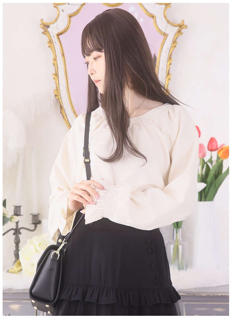 ジーザスディアマンテ バックプリーツスカート レギュラー丈 白黒セット ジーザスディアマンテ バックプリーツスカート レギュラー丈 白黒セット