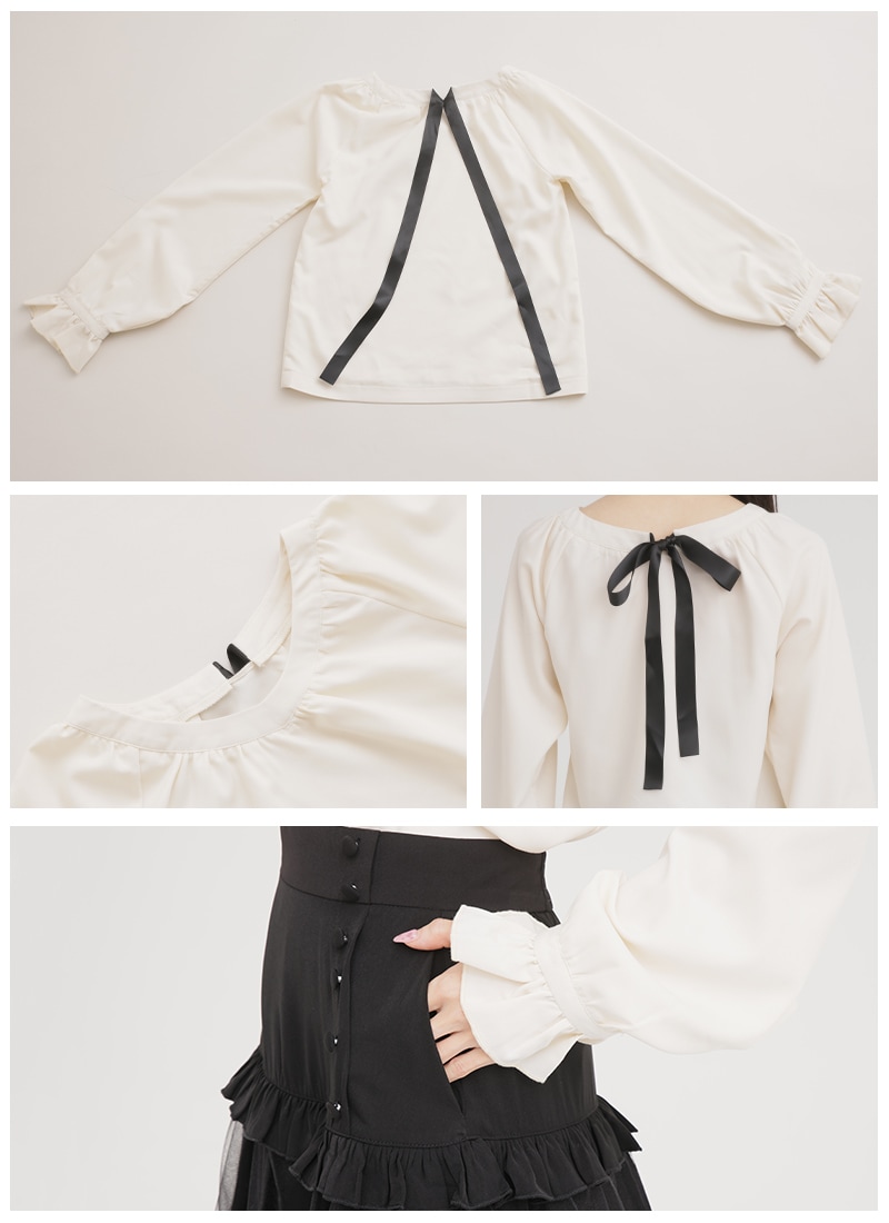 ジーザスディアマンテ バックプリーツスカート レギュラー丈 白黒セット ジーザスディアマンテ バックプリーツスカート レギュラー丈 白黒セット