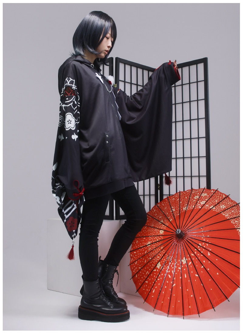 変幻の式神和袖パーカー ｜ Favoriteオリジナル