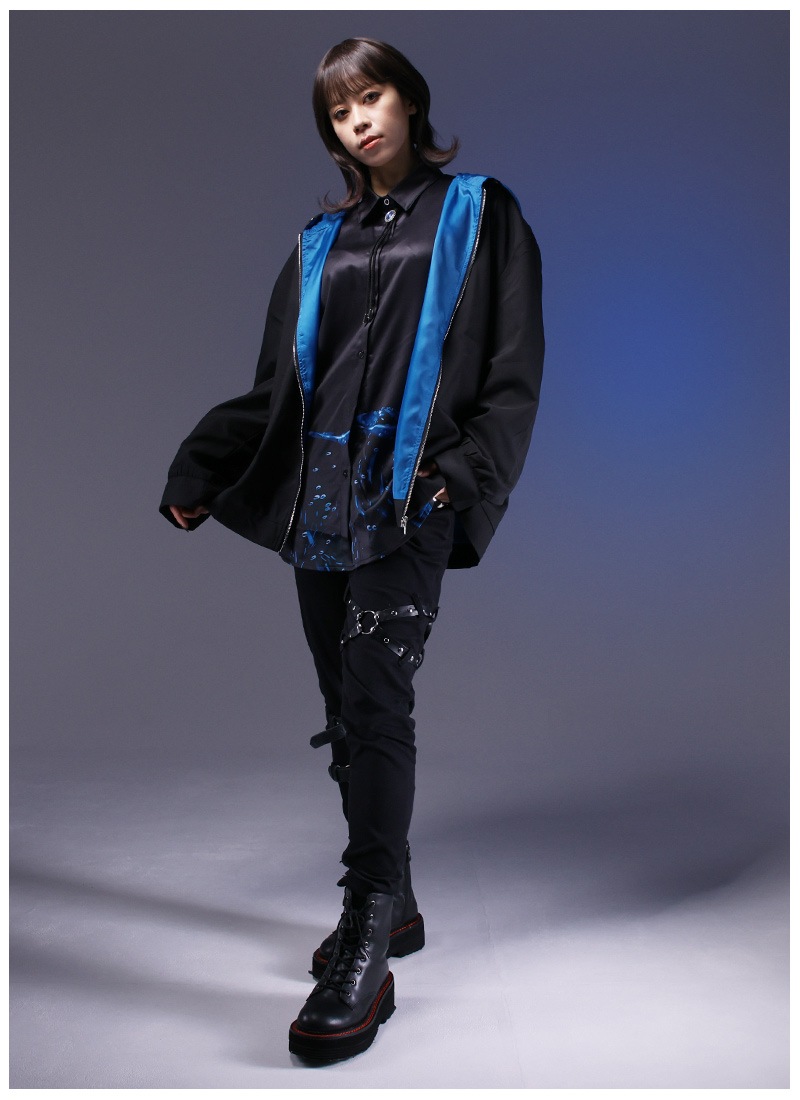 GETEMONTS “愚者の服” パジャマ・パーティー・パーカー PPP カクテル嗜む都会の夜 パーカー＆シャツセット ｜ Favorite