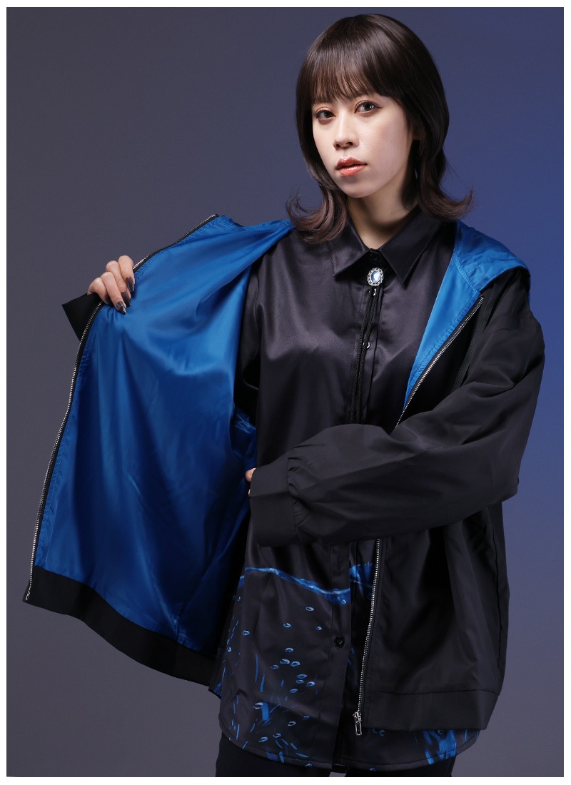 カクテル嗜む都会の夜 パーカー＆シャツセット ｜ Favorite