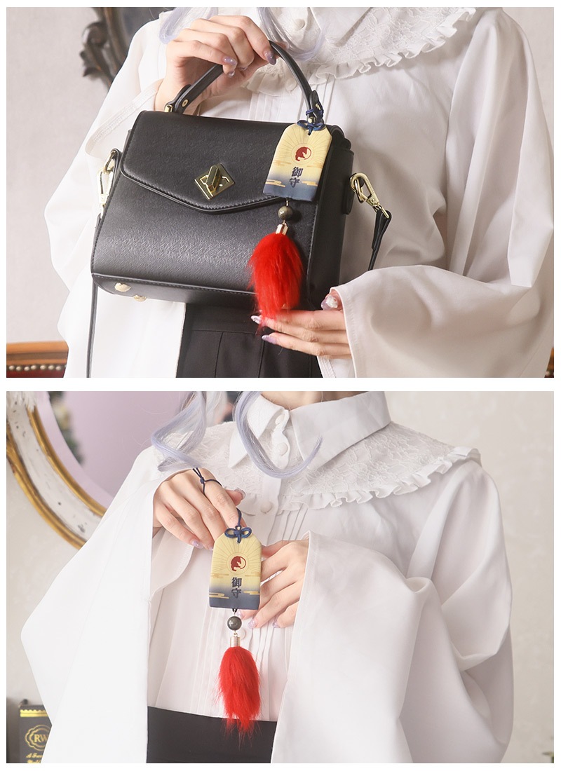 まつげ屋さんコラボ 「ヤドリギあやかし探偵社」ぬえの見守りお守り