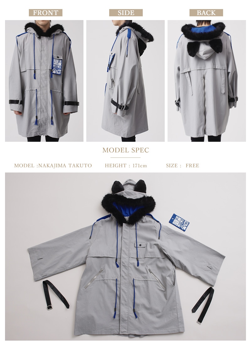 コート風ウルフモッズジャケット ｜ Favorite