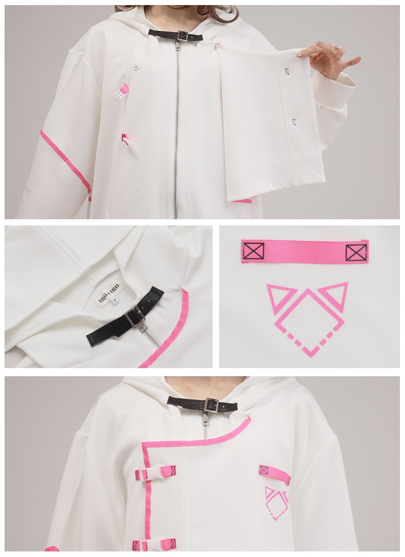 UNISEXネコサイバージャージパーカー ｜ Favorite