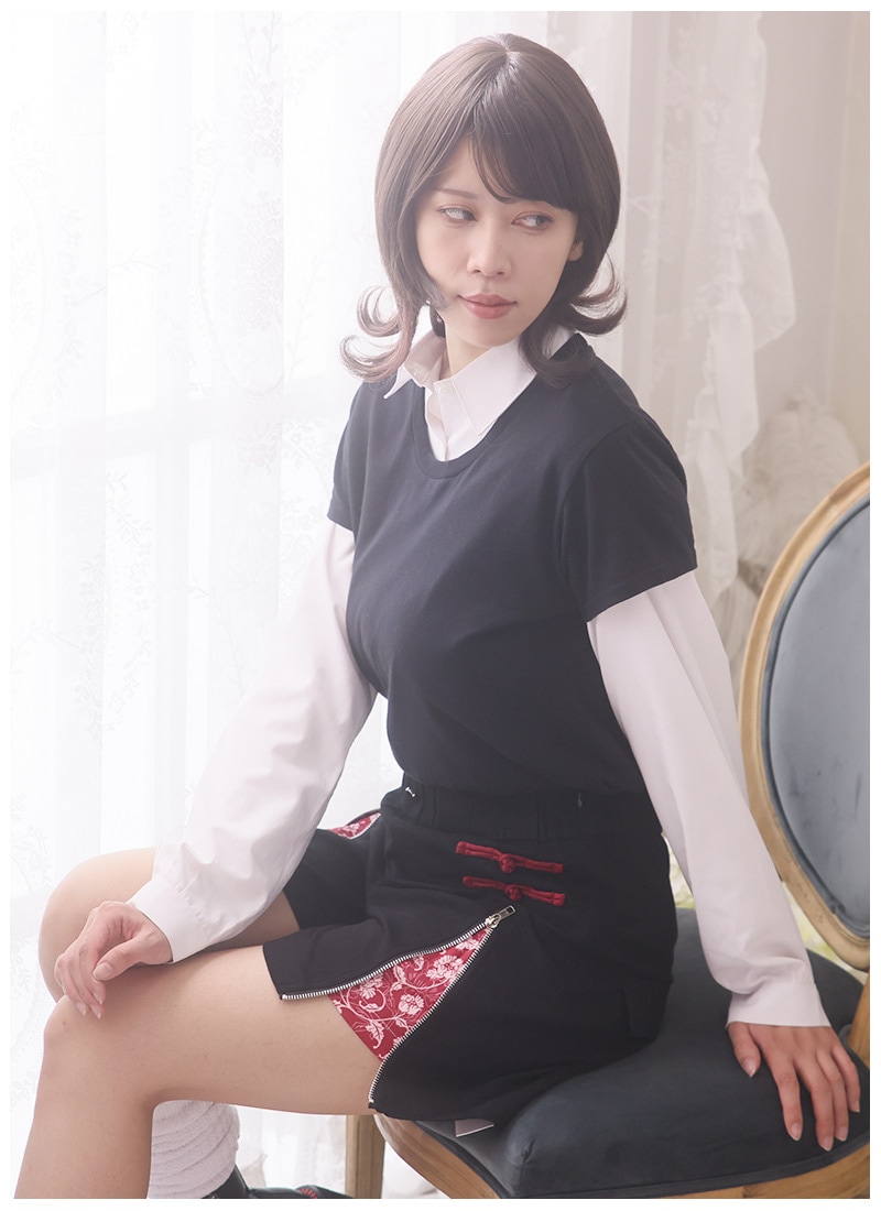XEXYMIX ショートパンツ フェイクレザー｜裏起毛 - XGFSH04J3