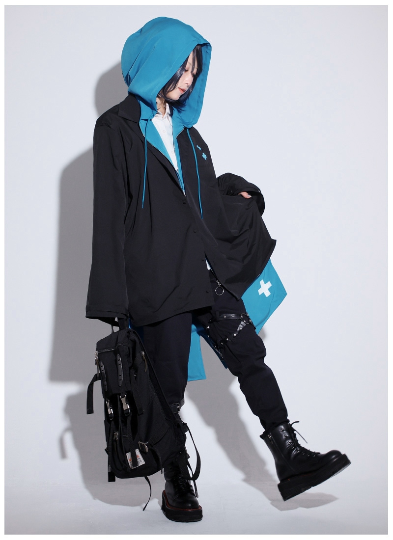 白衣風メディカルドッキングパーカー ｜ Favorite