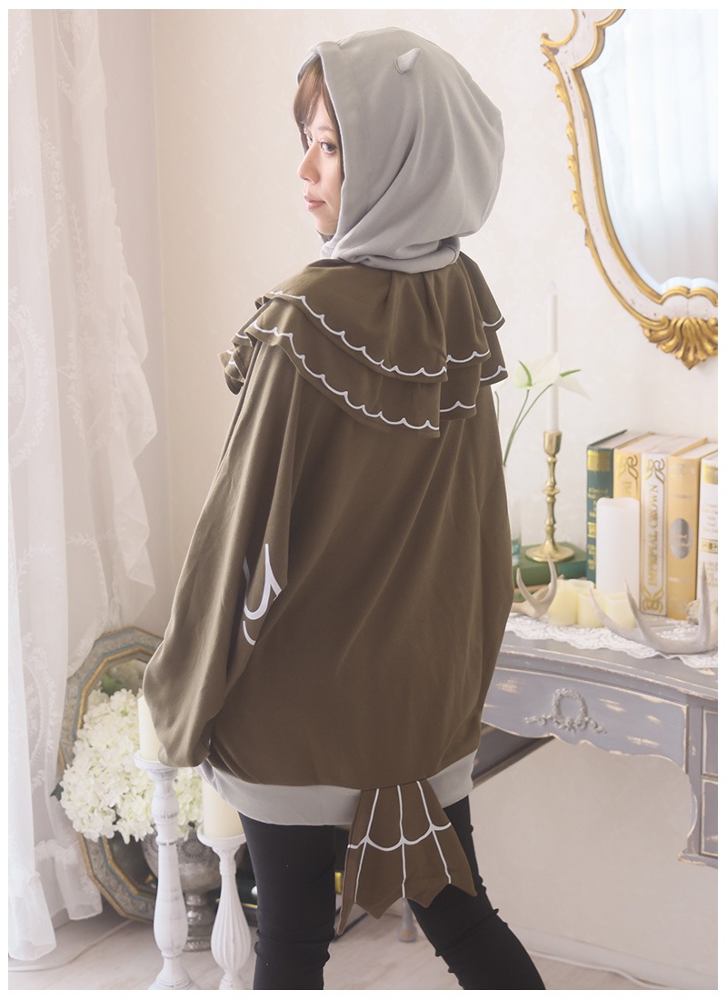 【ピン。】小春日和のうさ耳ドルマンパーカー美品 最短即日出荷】小春日和のうさ耳ドルマンパーカー|Favorite