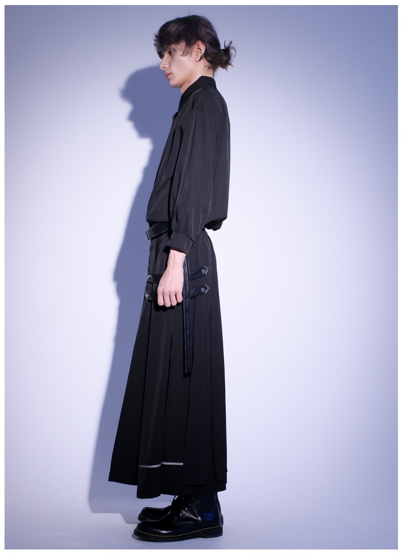 最短即日出荷】軍服風ラップワイドパンツ＊Favoriteオリジナル＊ワイド