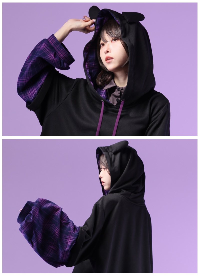 ペアルック2Wayパーカー Favorite フェイバリット シャツ うさぎ