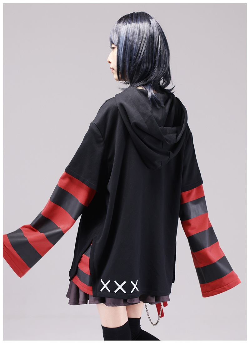 入荷now 安全 パンクロックボーダーパーカー ｜ Favorite トップス