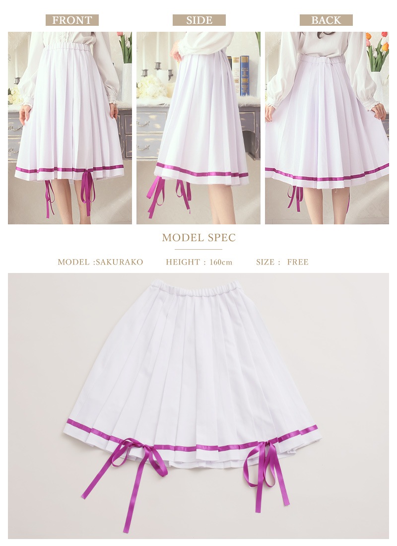 桜クラシックワンピース*つけ襟2種類付き* Favorite ワンピース つけ襟