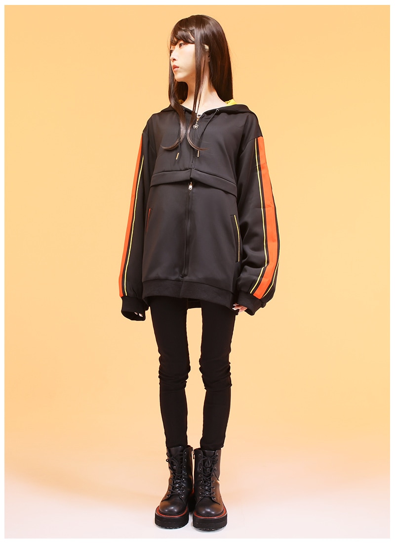 コラボ 久遠なつめ 2wayジップパーカー ｜ Favorite