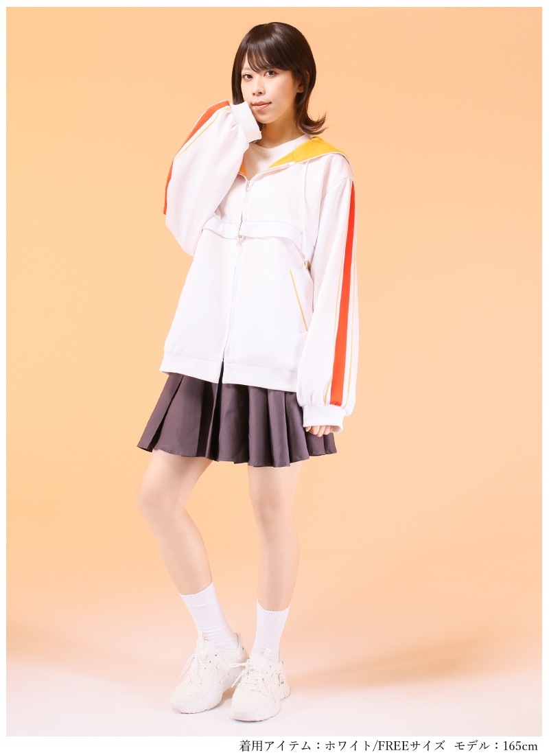 コラボ 久遠なつめ 2wayジップパーカー ｜ Favorite