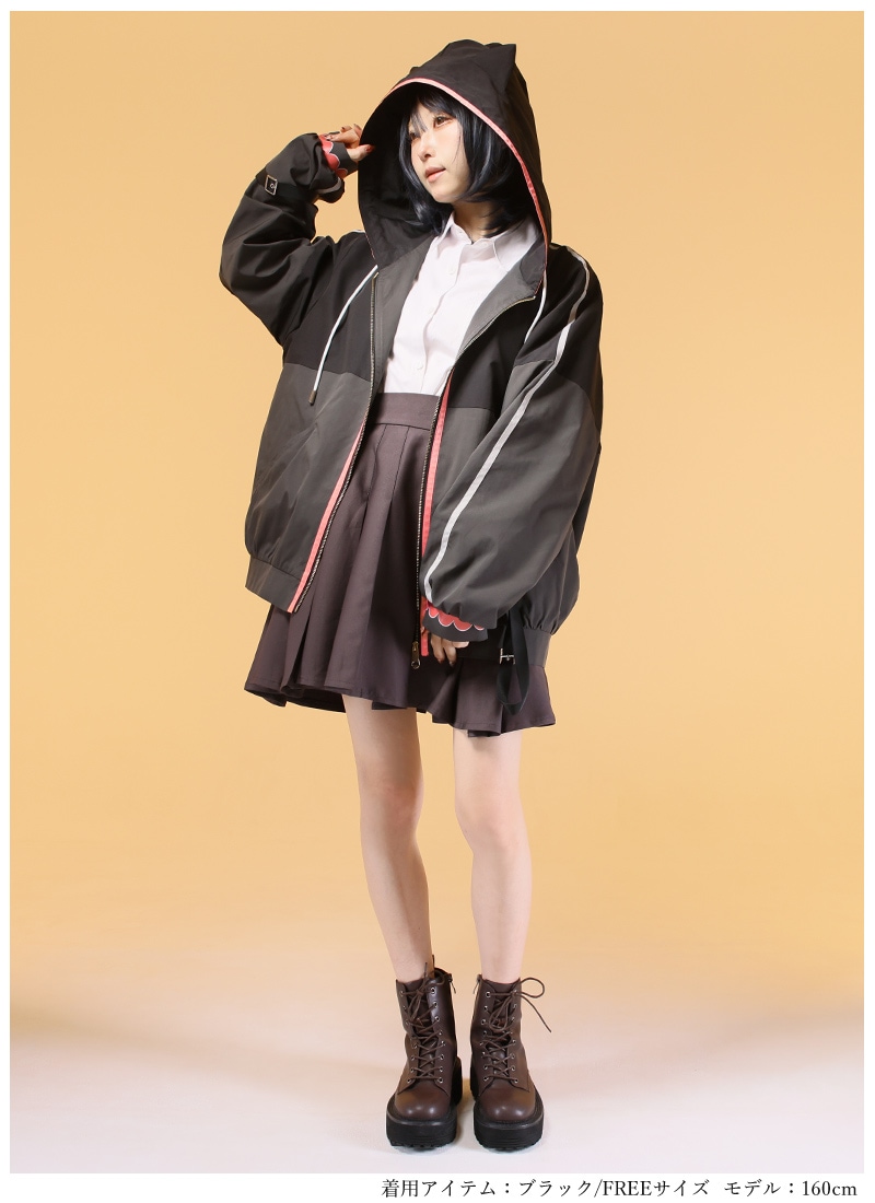めめ村 ひなにい Favorite コラボパーカー 柊鳴ルカ(ひなにい)コラボ ヒナの隠れ家Presents＊柊鳴ルカと
