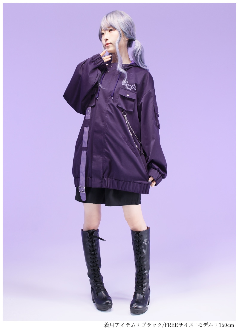 【7】オーダー品/10cmぬい服　マウンテンパーカー+Tシャツほか 10cmぬい マウンテンパーカー - Sarari_ - BOOTH