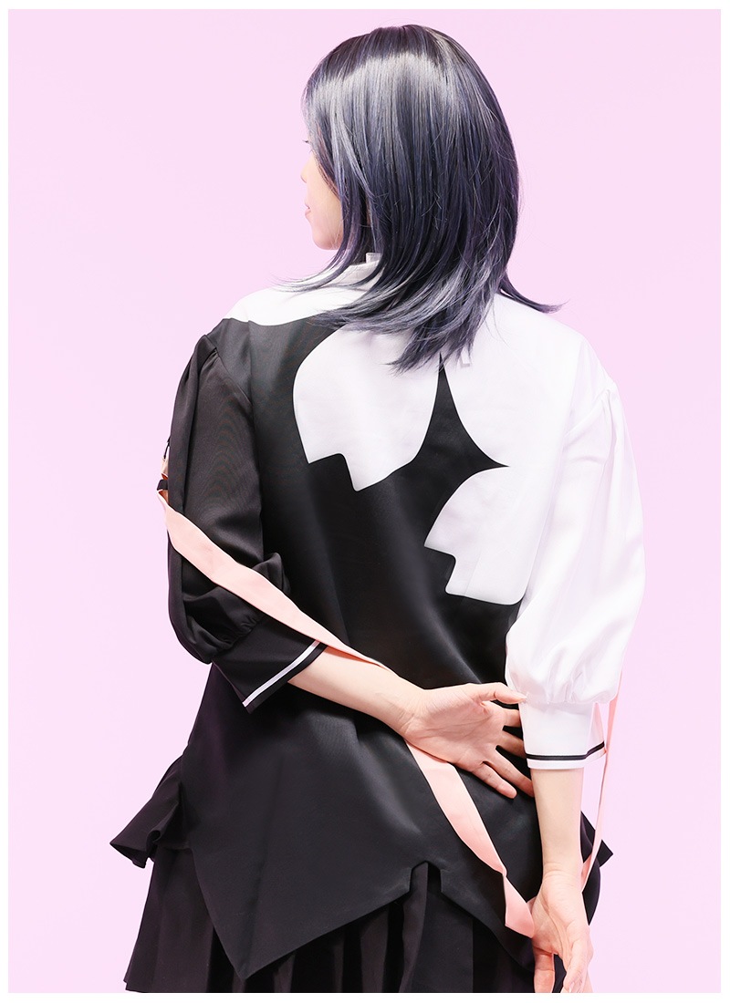 最短即日出荷】桜モチーフの襟シャツ＊Favoriteオリジナル＊シャツ