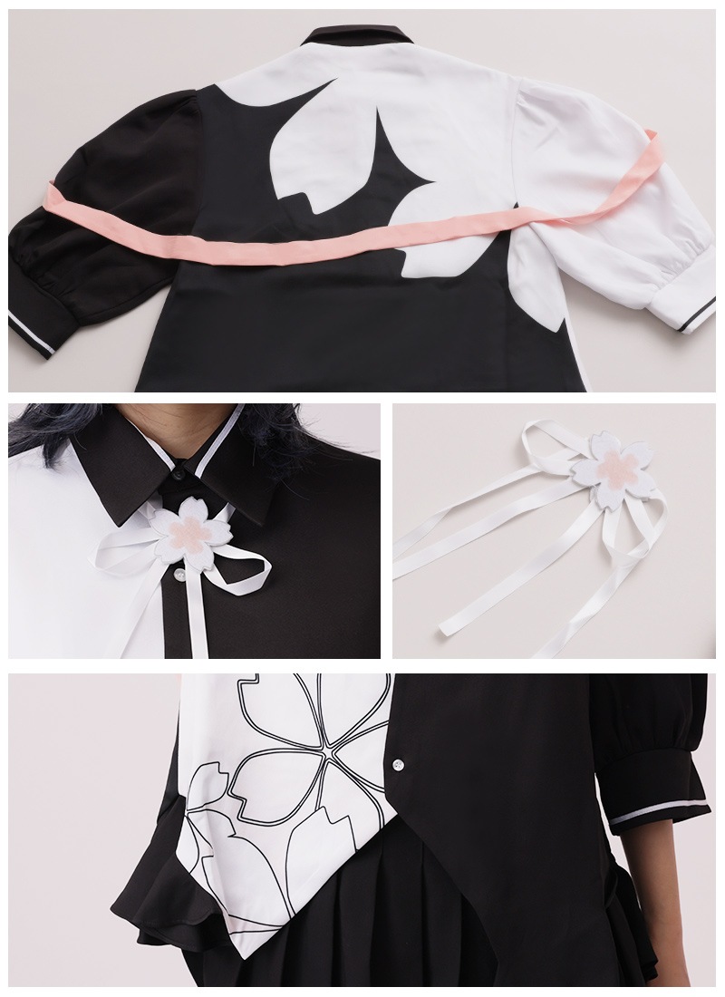 最短即日出荷】桜モチーフの襟シャツ＊Favoriteオリジナル＊シャツ