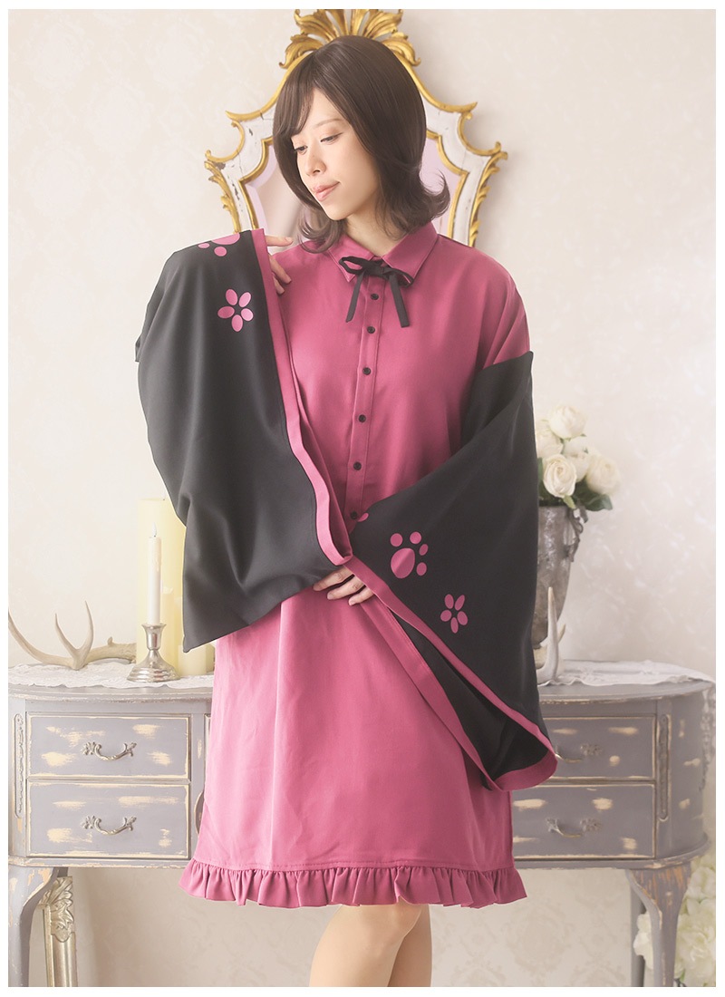 猫耳メイドの和風ワンピース ｜ Favorite