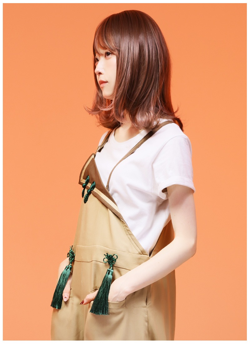 サロペット ユニセックス チャイナ セーラー ゆったり楽ちん