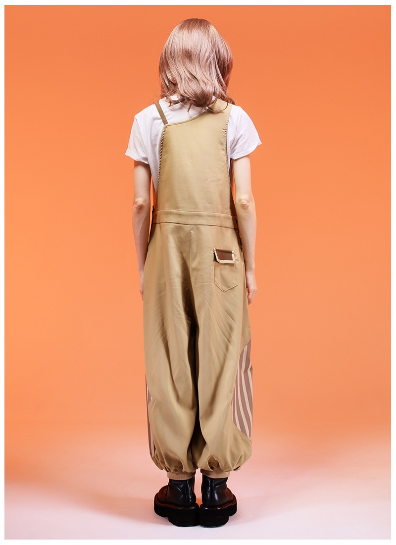 サロペット ユニセックス チャイナ セーラー ゆったり楽ちん