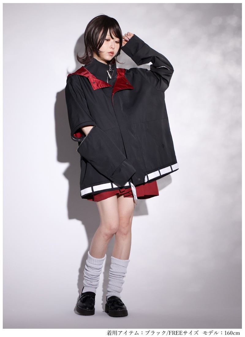 最短即日出荷】デビルちゃんの重ね着風マウンテンジャケット＊Favorite