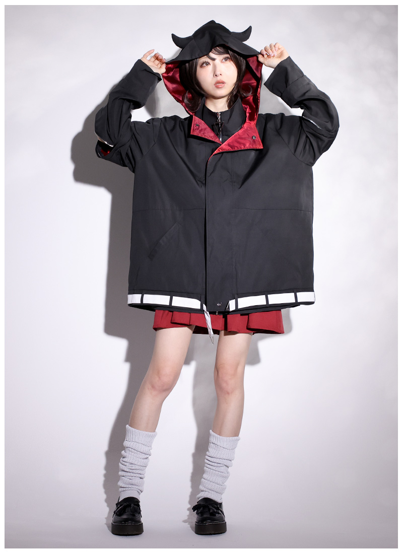 最短即日出荷】デビルちゃんの重ね着風マウンテンジャケット＊Favorite