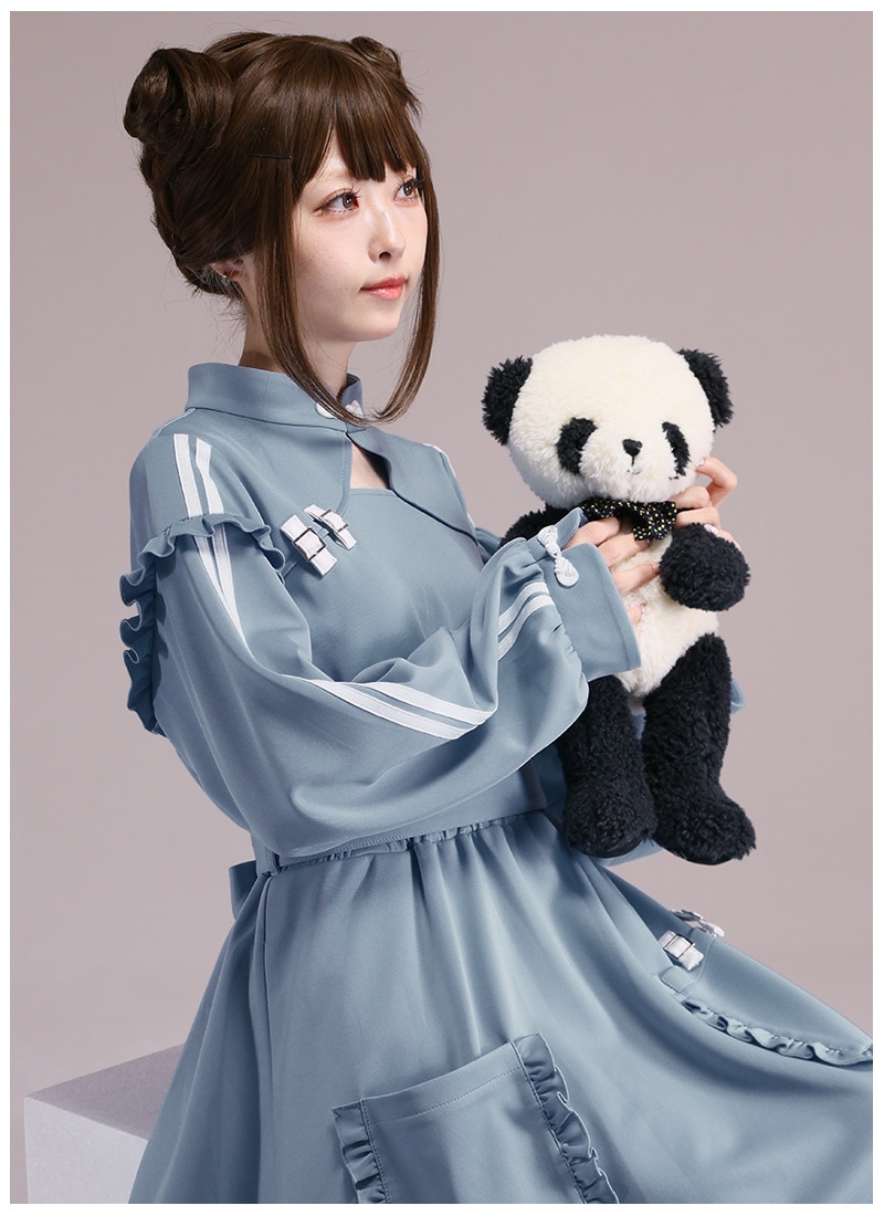 しまむら あのね。 コスプレ ハロウィン メイド ジャージ 水色
