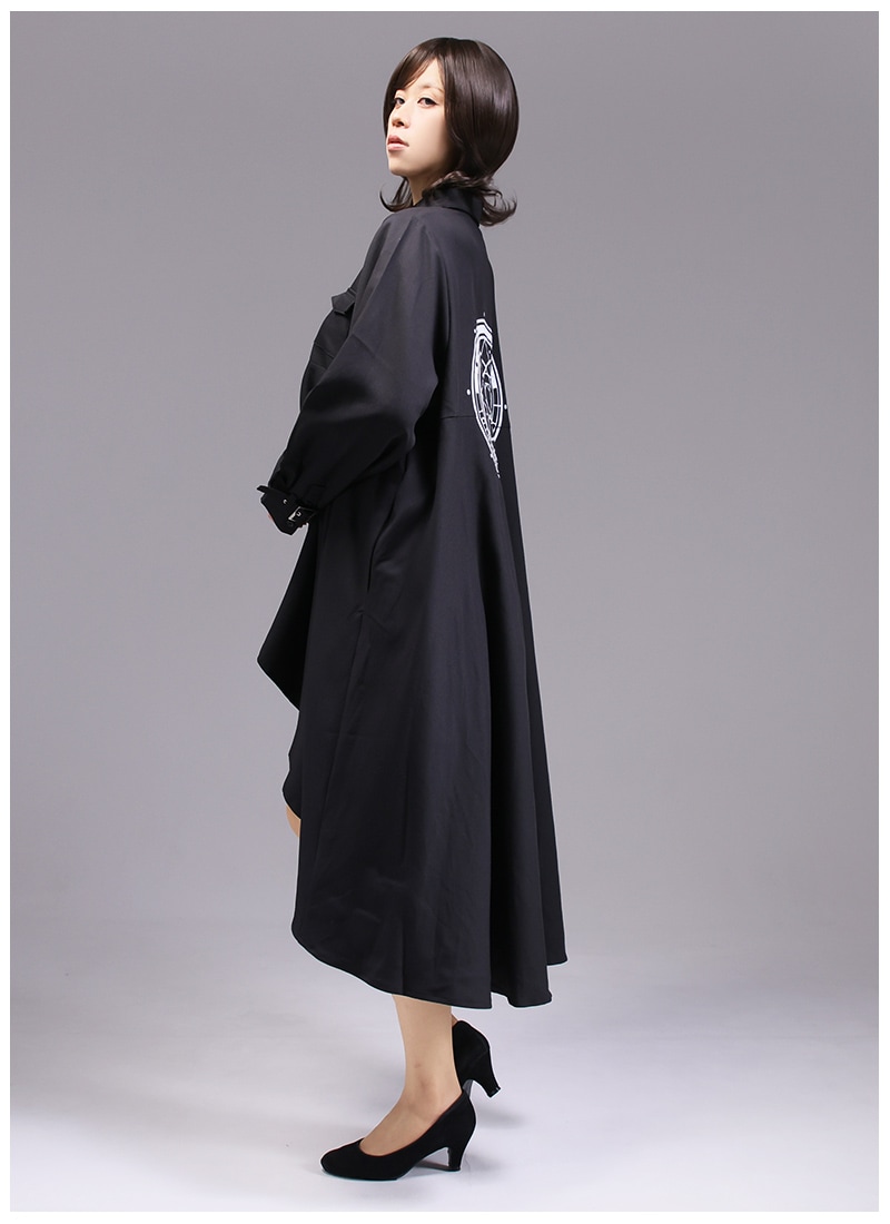 魔法陣プリントフィッシュテールロングシャツ ｜ Favoriteオリジナル