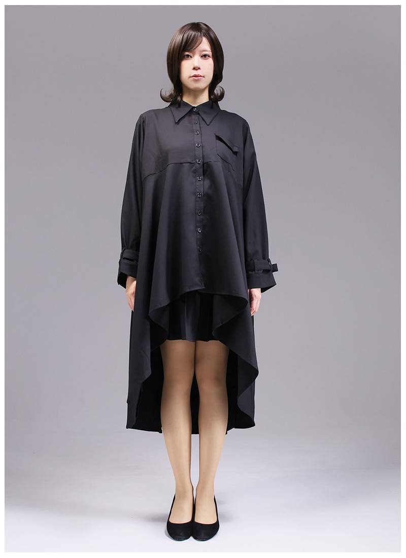 魔法陣プリントフィッシュテールロングシャツ ｜ Favoriteオリジナル