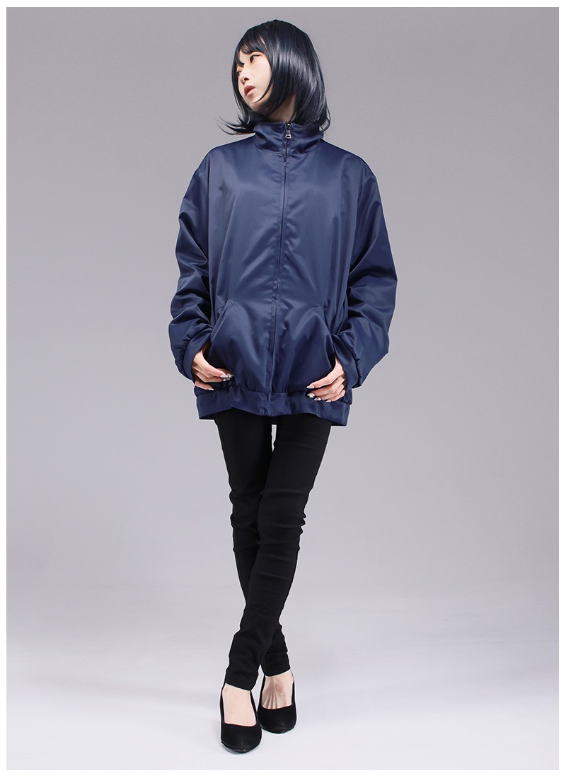 新品未使用タグ付   ジャンパーブルゾンXL ネイビー 楽天市場】ストレッチ長袖ジャンパー 単品 メンズ レディース 春夏