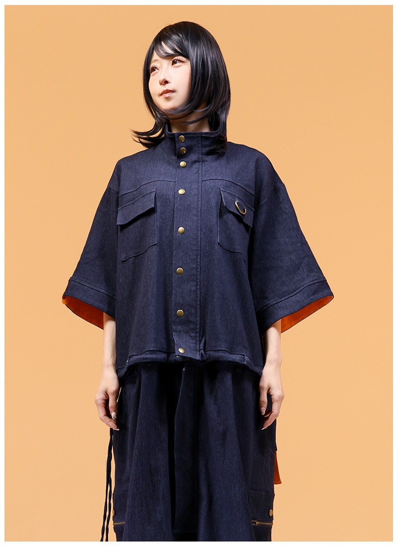 ふうすけさま専用 とおぼえ ふうすけさんコラボ第二弾 2way変形サルエル sukeつなぎ