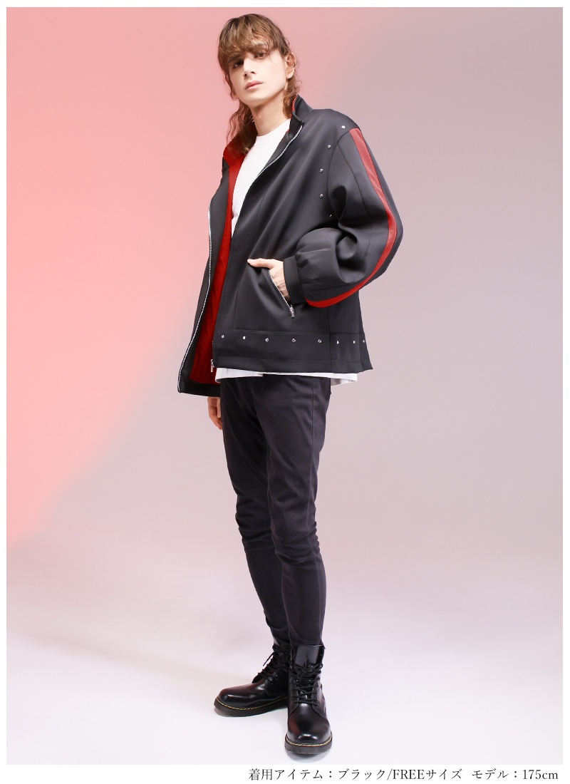 冠城のえる コラボ 彼岸花バックプリントジャージパーカー ｜ Favorite