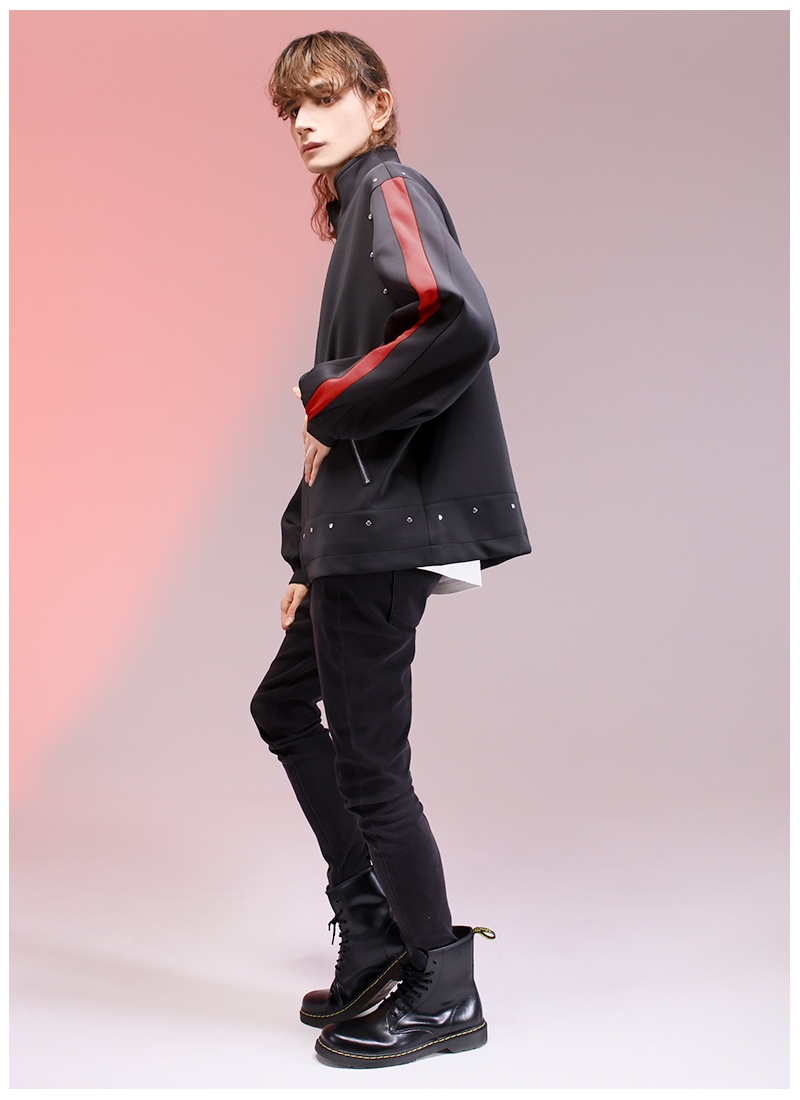 冠城のえる コラボ 彼岸花バックプリントジャージパーカー ｜ Favorite