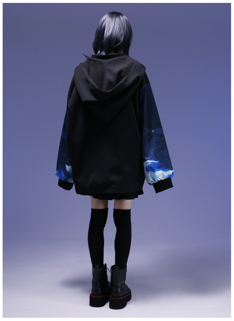 絵空事の蒼天プリントパーカー ｜ Favoriteオリジナル