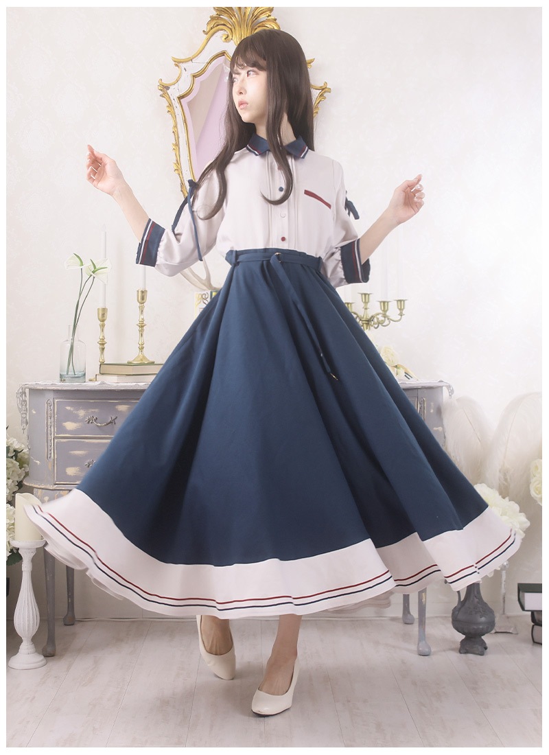 マリンオフショル全円ワンピース ｜ Favoriteオリジナル