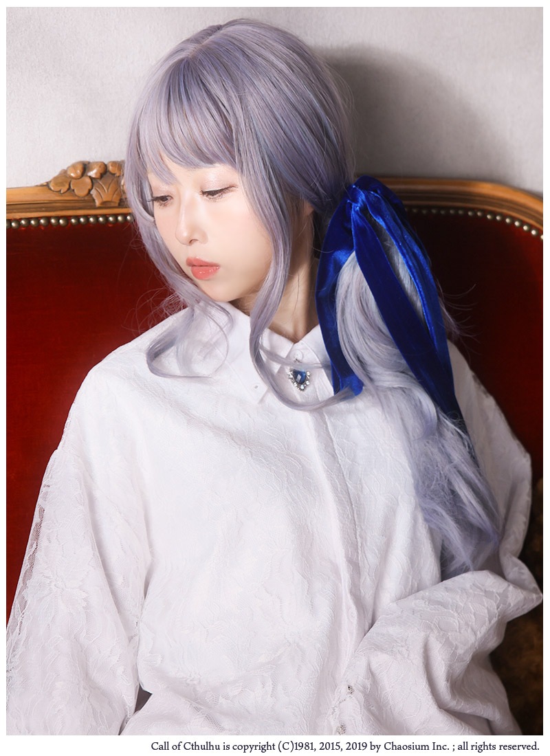 惑星ツヅリ はくまいさんコラボ テオのリボンヘアアクセ＆サファイア