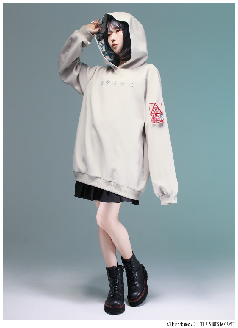 Favorite コラボパーカー Mサイズ チェック 都市伝説解体センター』×Favoriteコラボ＊トシカイくんパーカー