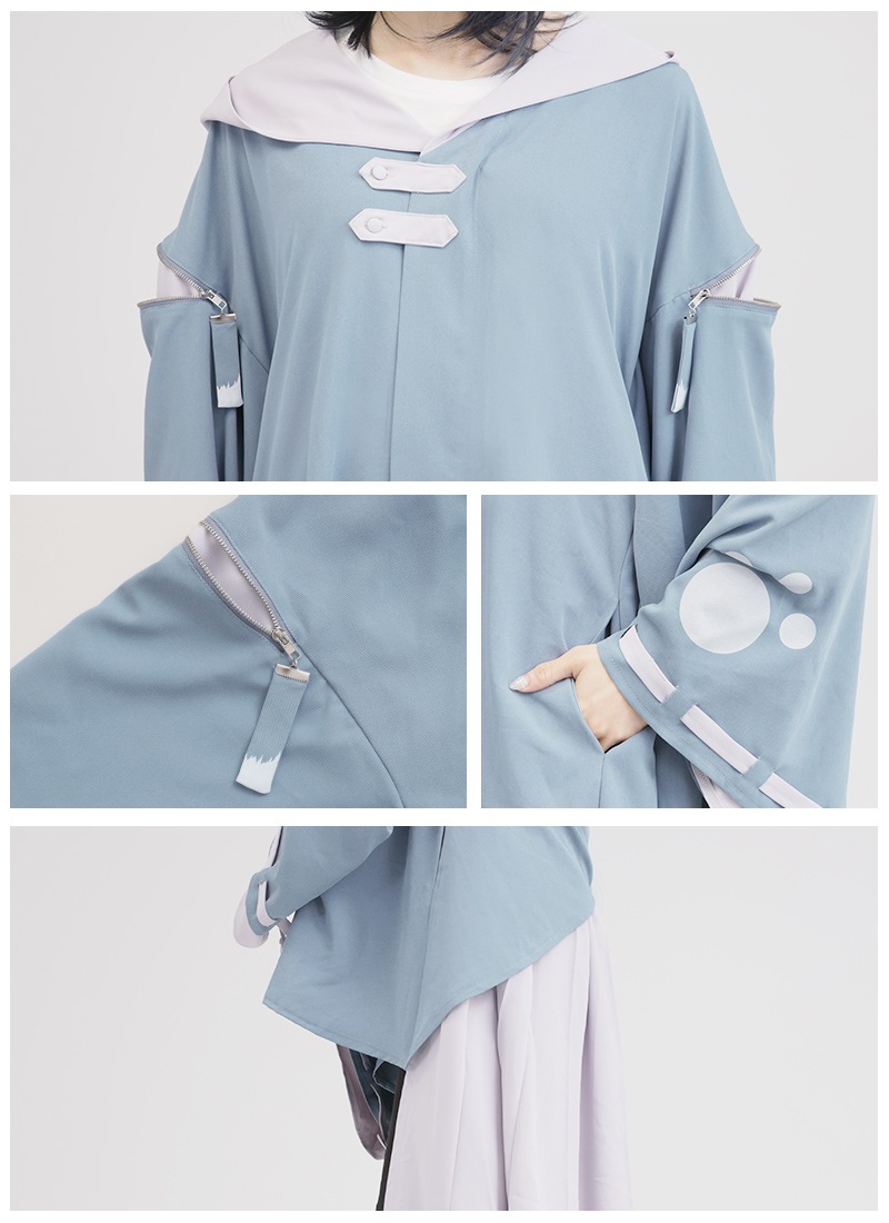 お出かけ子狐の和風羽織 ｜ Favoriteオリジナル キツネ アウター 和袖