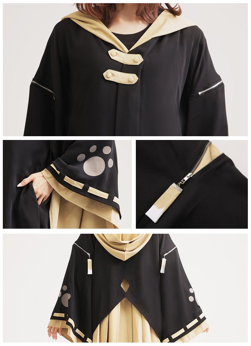 お出かけ子狐の和風羽織 ｜ Favoriteオリジナル キツネ アウター 和袖