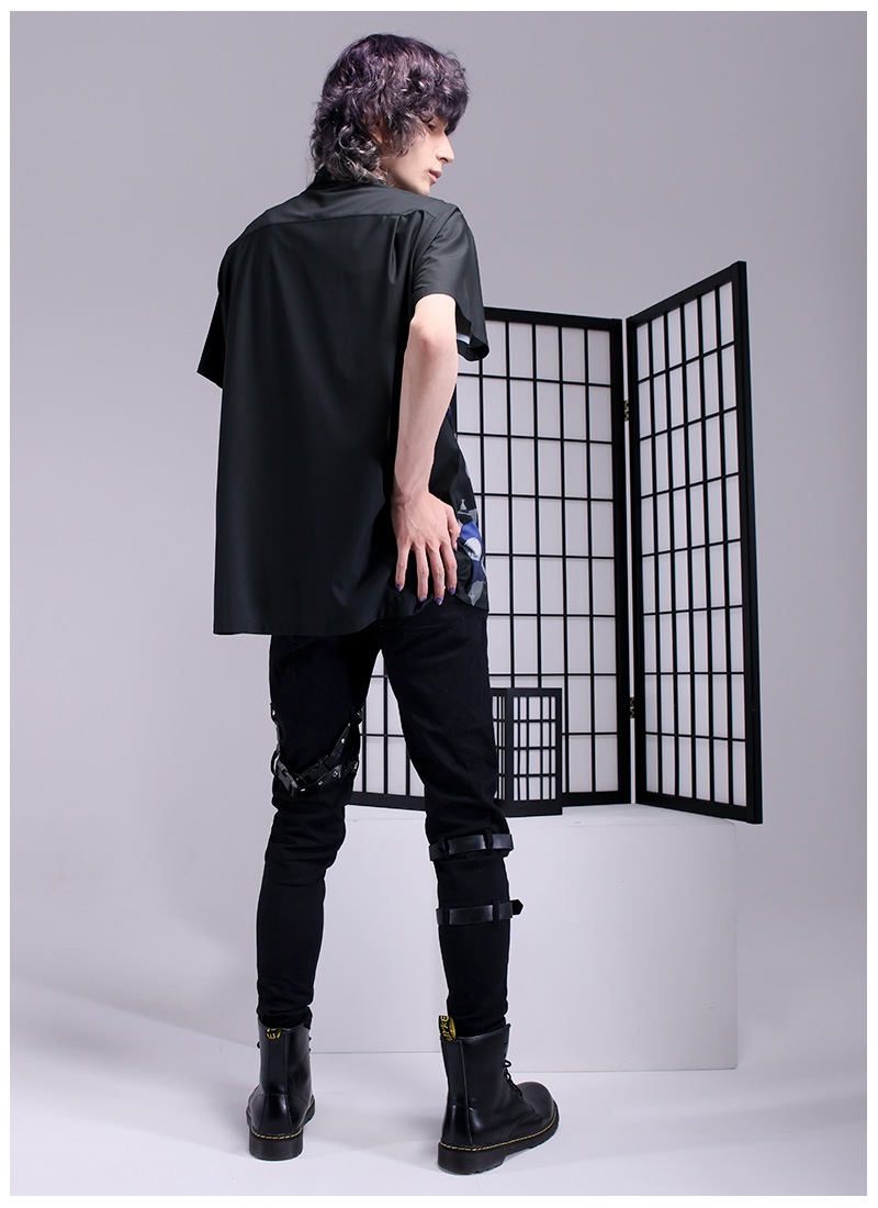 Outil ウティ アシンメトリーシャツ 和柄アシンメトリーシャツ ｜ Favoriteオリジナル