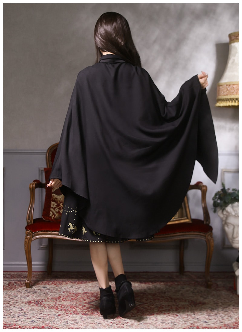 真夜中のメリーゴーランドケープシャツワンピース ｜ Favoriteオリジナル