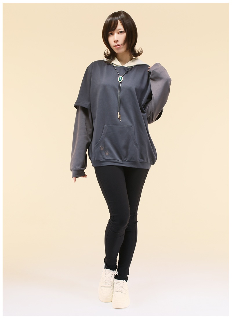 夏朱優衣さんコラボ キツネ柄パーカー ｜ Favorite