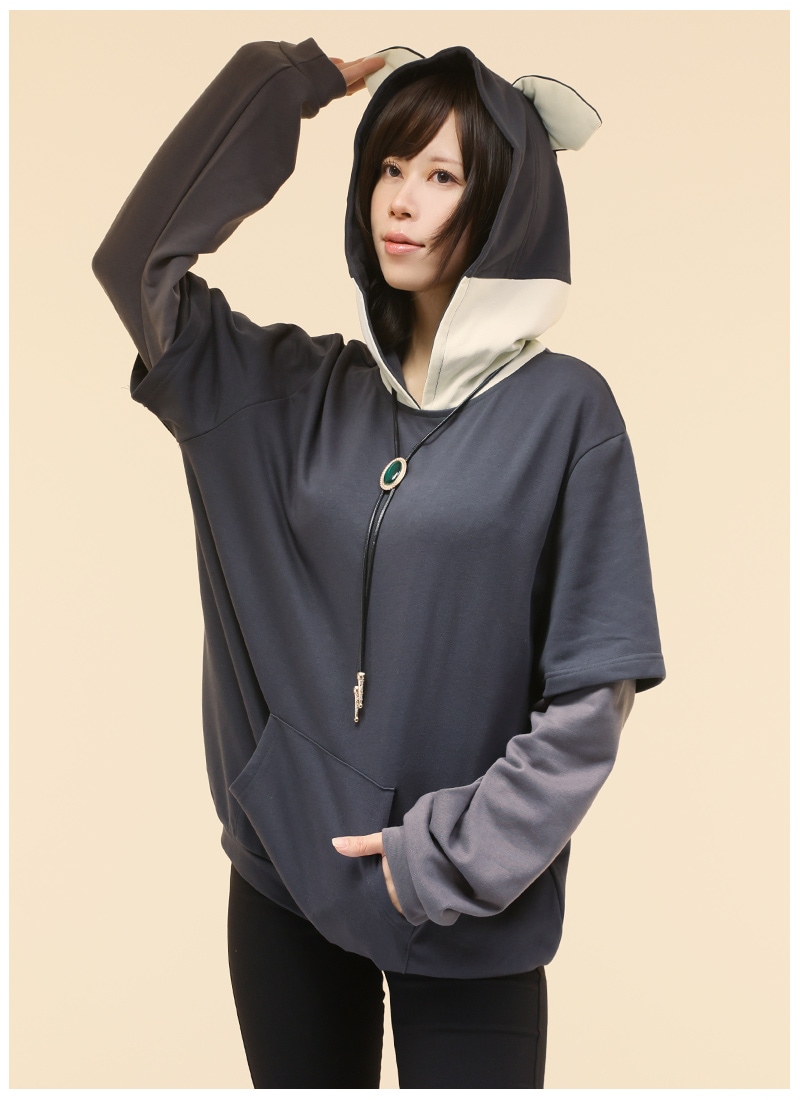 夏朱優衣さんコラボ キツネ柄パーカー ｜ Favorite