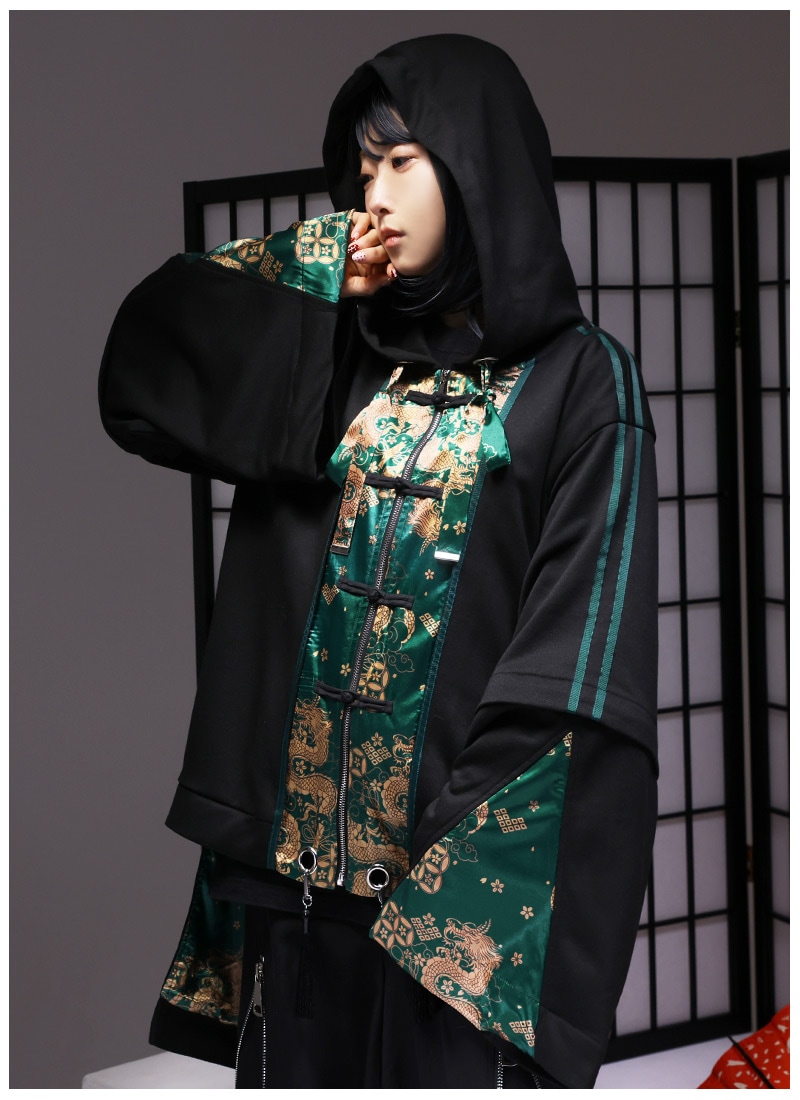 朱雀＆玄武チャイナ風パーカー ｜ Favoriteオリジナル