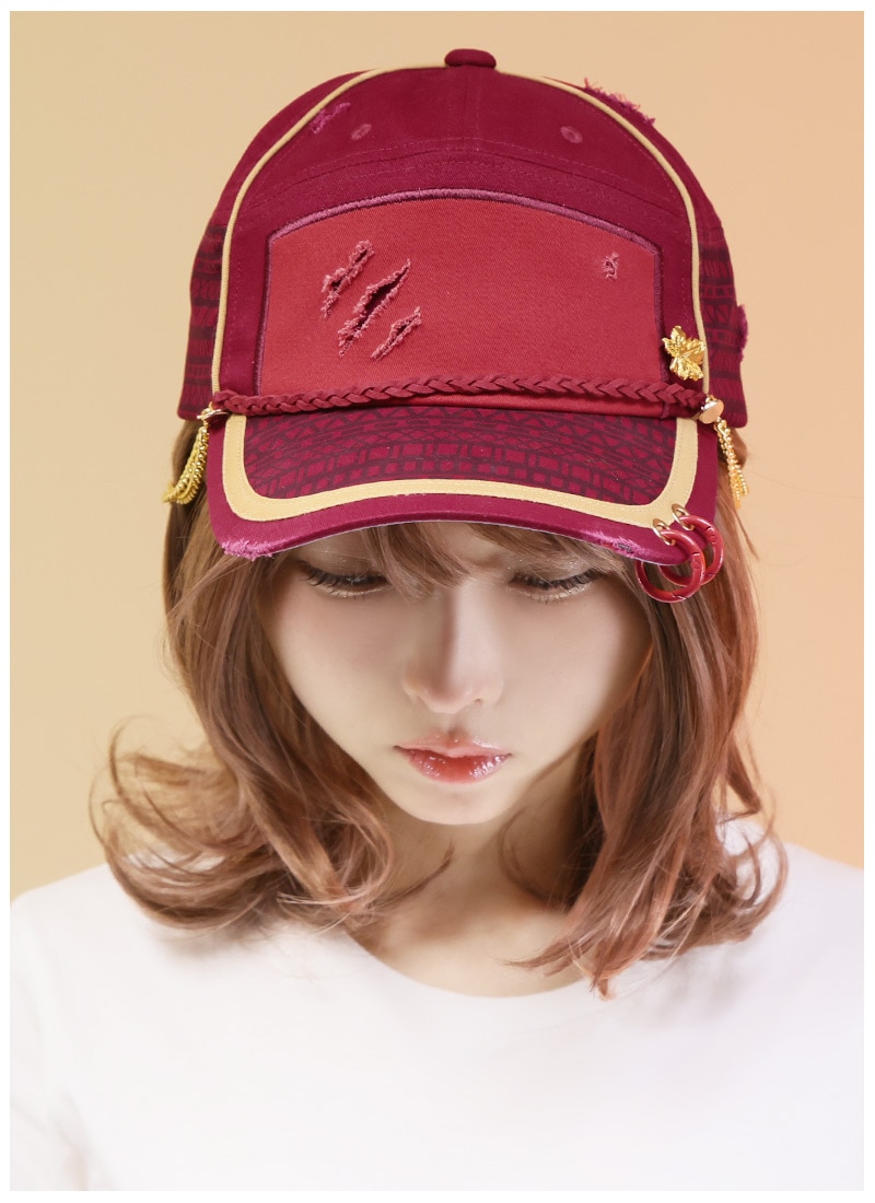 beeden キャップ red