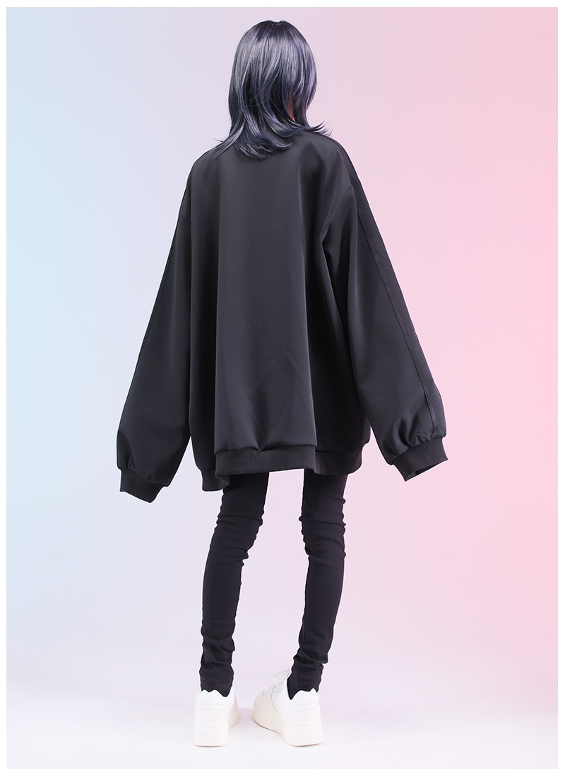 いくたはなさんコラボ 「男子校の姫」総黒Bigシルエットジャージ