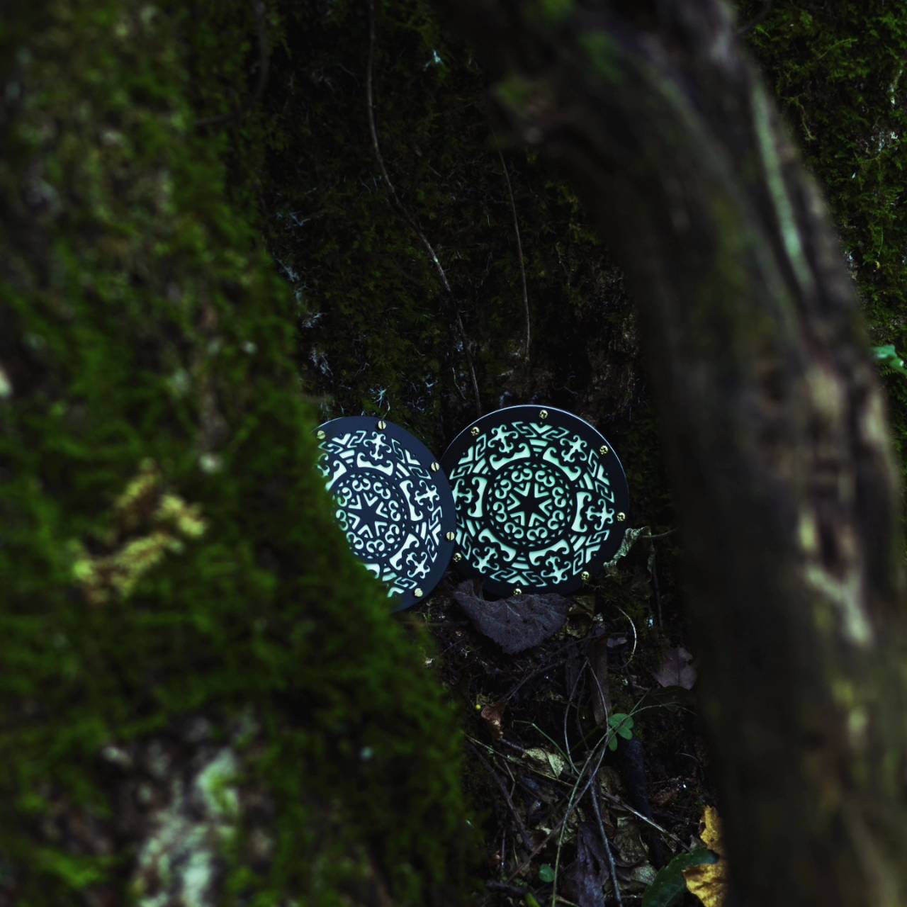 【CHICCOA】蓄光コースター 