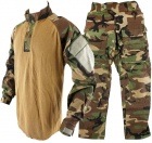 13093196-1 ★★★RARE!! DRIFIRE社製 MARSOC コンバットシャツ&パンツ 上下セット *ウッドランド色|DRIFIRE|実物装備メーカー　D〜